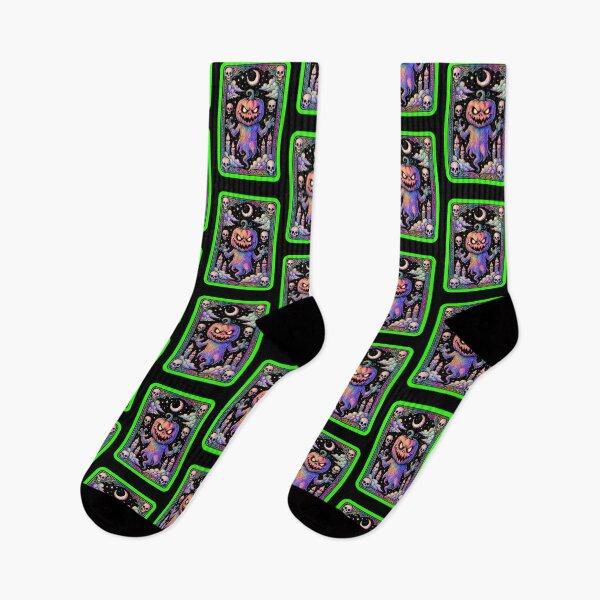 Item preview, Neon Tarot Halloween  designed and sold by WoodburyLake.