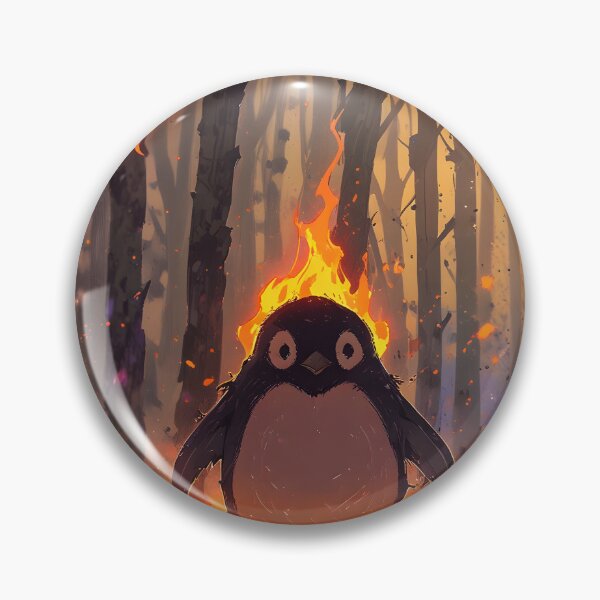 Item preview, Penguin fire forest fantasy mystery drama designed and sold by Ledsor.