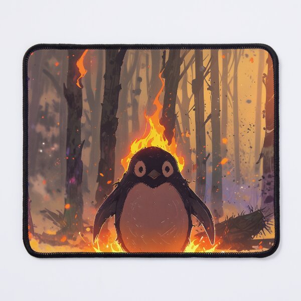 Item preview, Penguin fire forest fantasy mystery drama designed and sold by Ledsor.