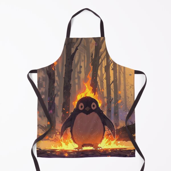 Item preview, Penguin fire forest fantasy mystery drama designed and sold by Ledsor.