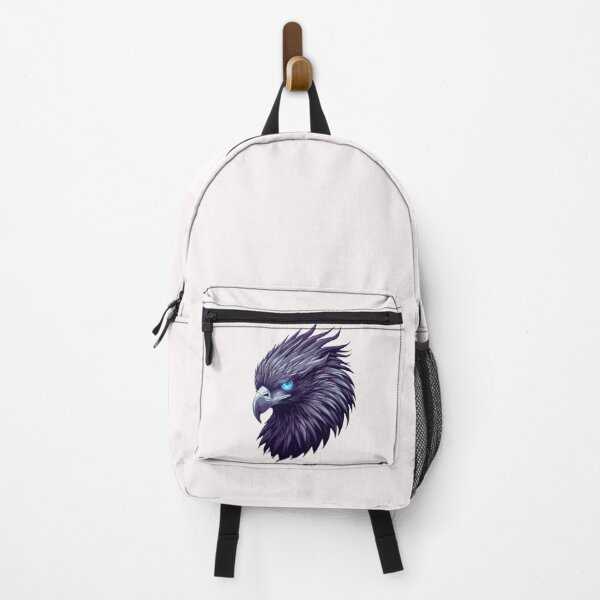 Item preview, Futuristic Blue-Eyed Eagle Head Digital Art Illustration T-Shirt designed and sold by FestivityFinds.