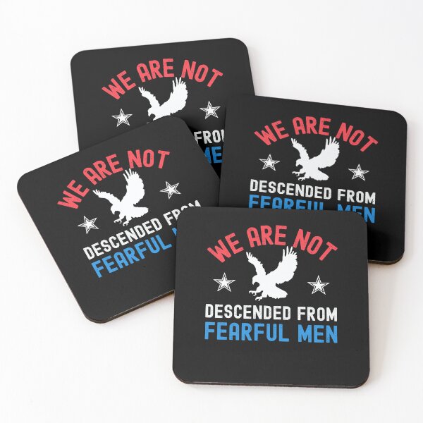 Item preview, We are not descended from fearful men Patriotic 4th of July designed and sold by snowry.