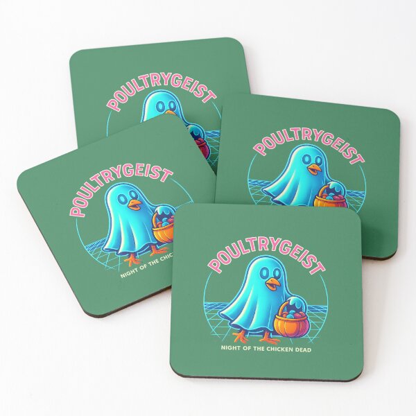 Item preview, POULTRYGEIST – Funny Chicken Ghost Halloween Design designed and sold by LunaSpellStudio.