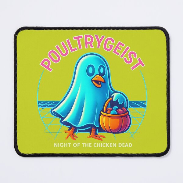 Item preview, POULTRYGEIST – Funny Chicken Ghost Halloween Design designed and sold by LunaSpellStudio.