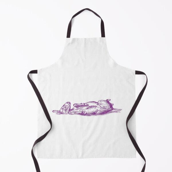 Item preview, Drawing of a donkey rolling on the ground - purple red colorized version designed and sold by SylvieG18.