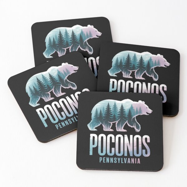 Item preview, Poconos Pennsylvania Bear Hiking Pocono Mountains designed and sold by Sunset4Bones.