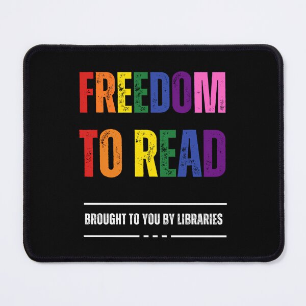 Item preview, Freedom To Read - Brought To You By Libraries - For Black Coloured Items designed and sold by Scottie65831.