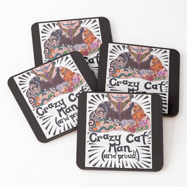 Item preview, Crazy Cat Man designed and sold by PaniaBrown.