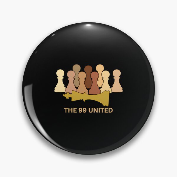 Item preview, The 99 United - Worldwide Unity Of The 99 (Fleshtone Pawns W Gold King) designed and sold by Scottie65831.