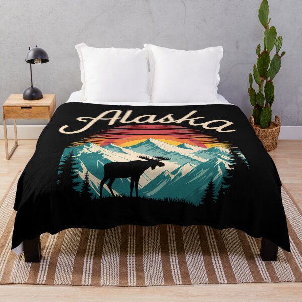 Item preview, Alaska AK Juneau Mountains Wildlife Moose designed and sold by Sunset4Bones.