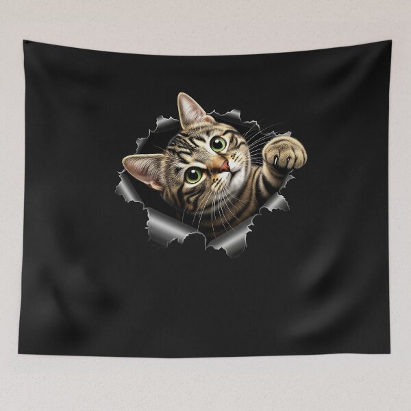 Item preview, Cat Torn Cloth  designed and sold by cawtoon.