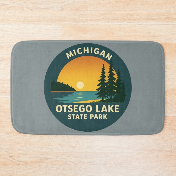 Item preview, Otsego Lake State Park Michigan Sunset Badge designed and sold by American Travels.