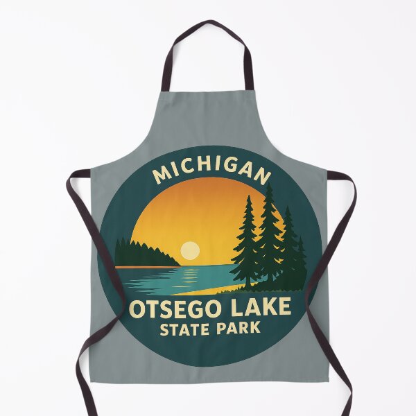 Item preview, Otsego Lake State Park Michigan Sunset Badge designed and sold by American Travels.