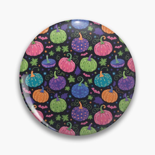 Item preview, Seamless Fall Pumpkins Bats Candy Colours Halloween designed and sold by BeaverFriends.