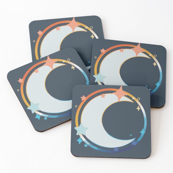 Item preview, Pride Moon - Aro-ace designed and sold by Quack Quack Corner.
