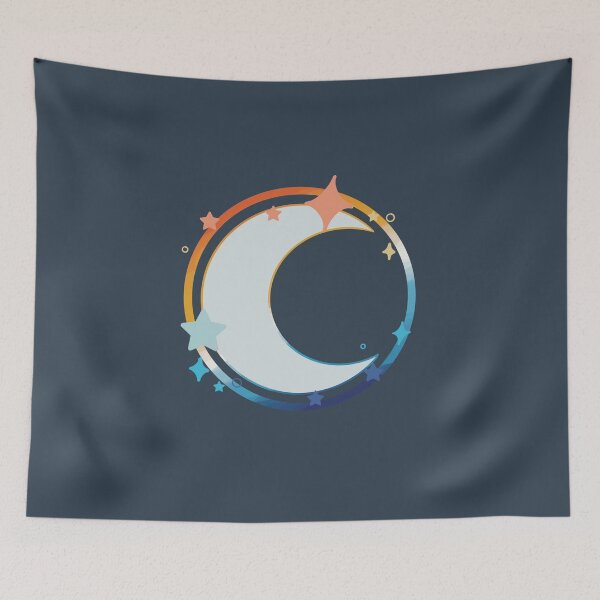 Item preview, Pride Moon - Aro-ace designed and sold by Quack Quack Corner.