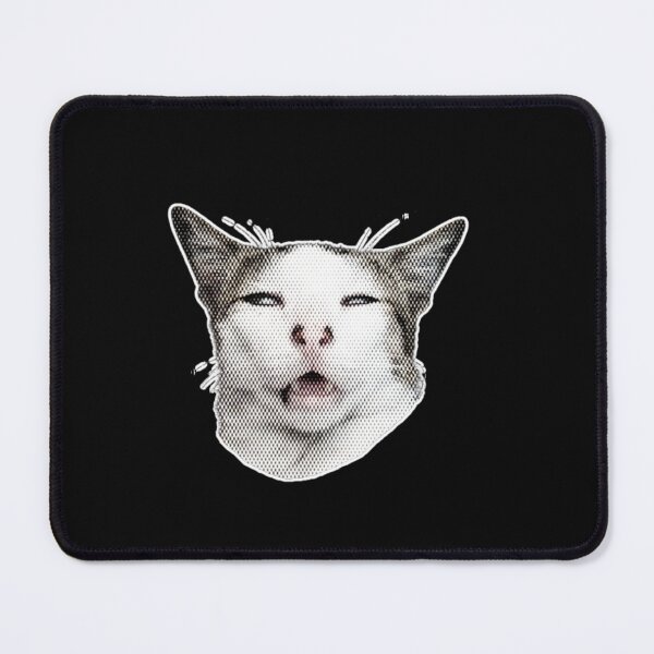 Item preview, Retro Meme Cat Sticker – Silly Sneezing Face designed and sold by KaternArt.