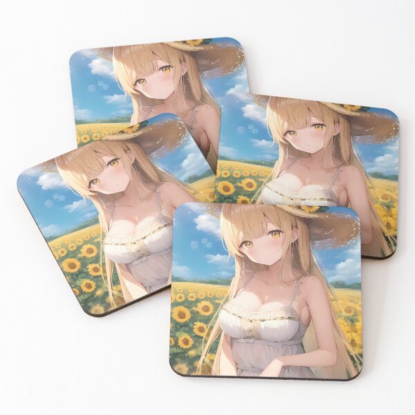 Item preview, Mahiru Shiina Sunflower Summer Charm The Angel Next Door Anime designed and sold by Spraykart.