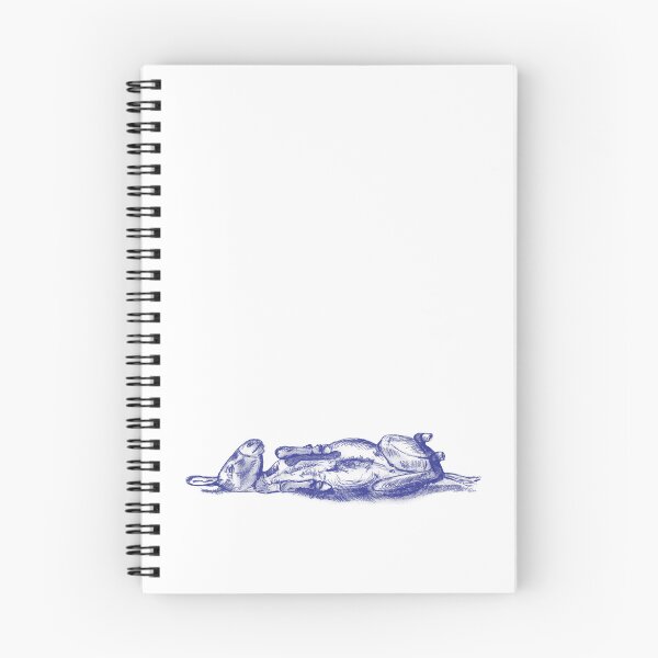 Item preview, Drawing of a donkey rolling on the ground - navy blue colorized version designed and sold by SylvieG18.