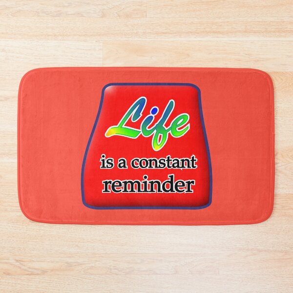 Item preview, Life is a constant reminder, with red medallion designed and sold by mntimg.
