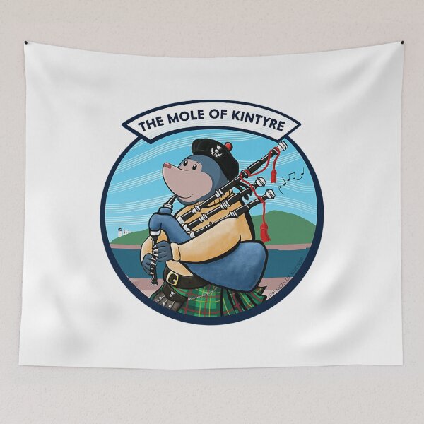 Item preview, Scots Bagpipe Playing Mole Of Kintyre Pipe Band designed and sold by RickMiller6.