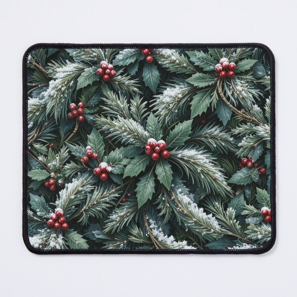 Item preview, Festive Pine and Holly Arrangement designed and sold by InezPhotography.