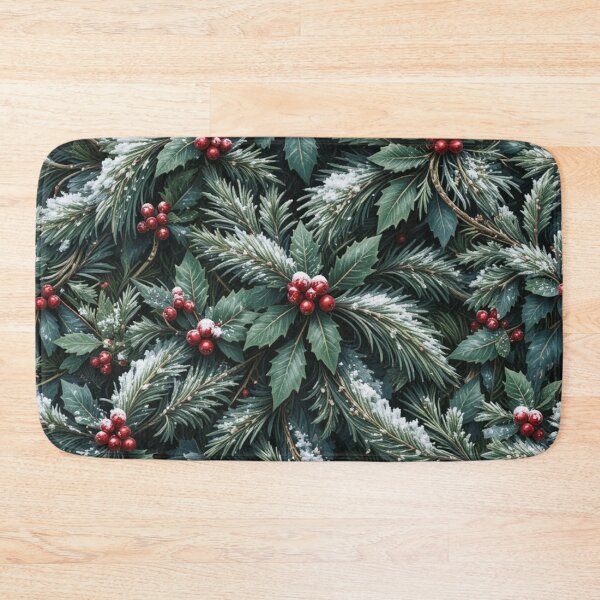 Item preview, Festive Pine and Holly Arrangement designed and sold by InezPhotography.