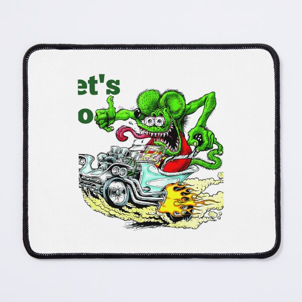 Item preview, Rod Monster Groovy Hot Rat Cartoon Vintage designed and sold by Kurt-Gigantic.