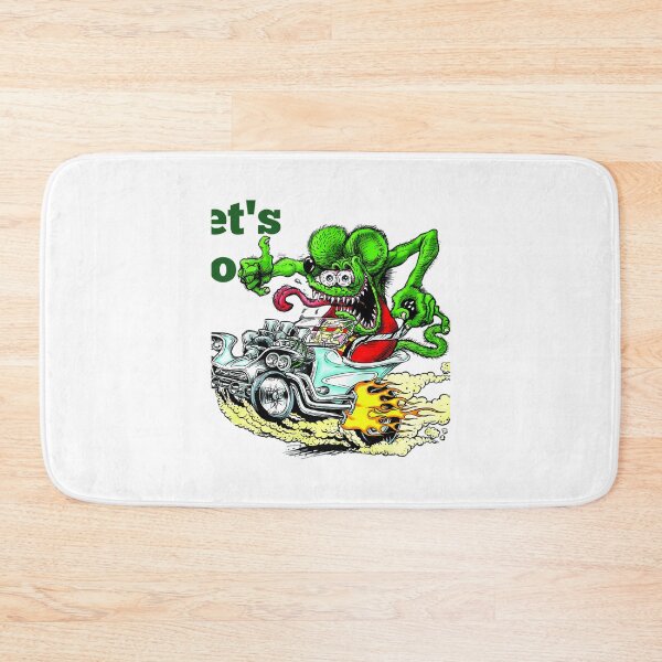 Item preview, Rod Monster Groovy Hot Rat Cartoon Vintage designed and sold by Kurt-Gigantic.
