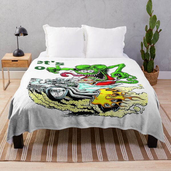 Item preview, Rod Monster Groovy Hot Rat Cartoon Vintage designed and sold by Kurt-Gigantic.