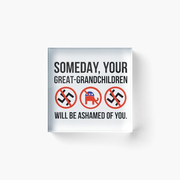 Item preview, Someday, your great-grandchildren will be ashamed of you.  designed and sold by Rachel the Artist .