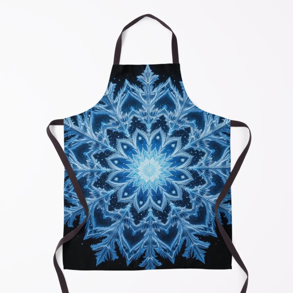 Item preview, Intricate Blue Snowflake Design designed and sold by InezPhotography.