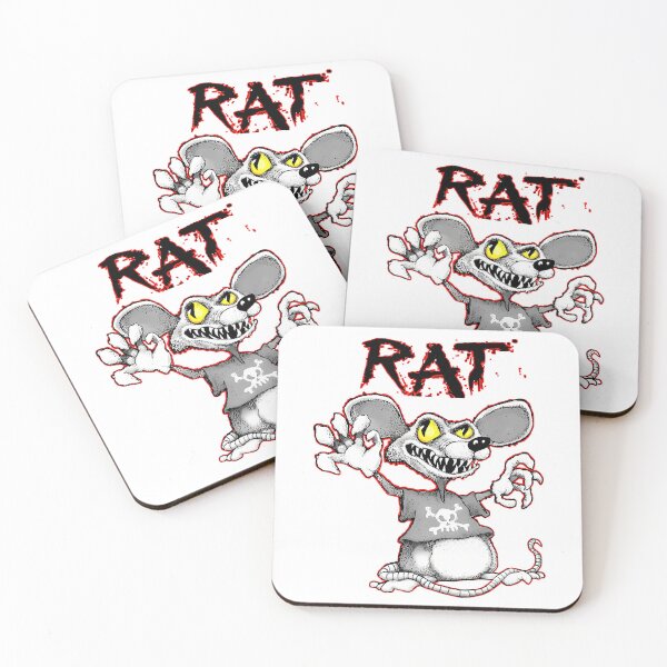 Item preview, Cartoon Hot Rod Rat Vintage Groovy Monster designed and sold by Kurt-Gigantic.