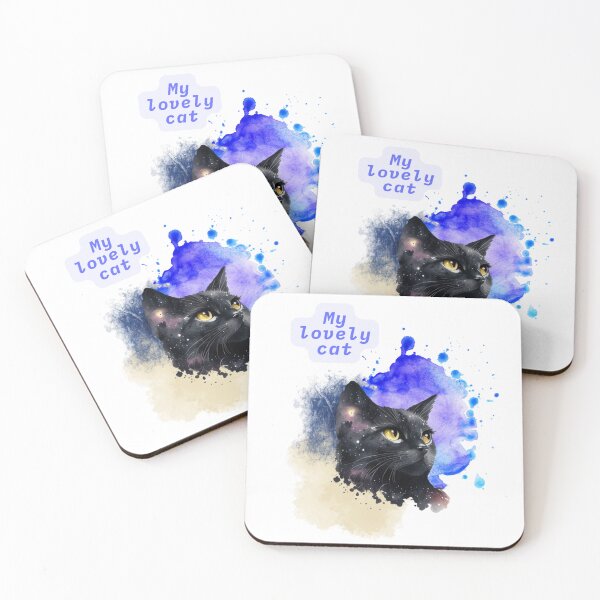 Item preview, Black cat fluttering designed and sold by Coresemvoceeli.