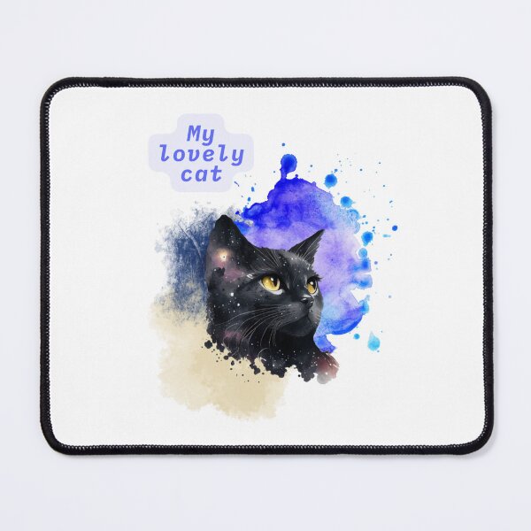 Item preview, Black cat fluttering designed and sold by Coresemvoceeli.