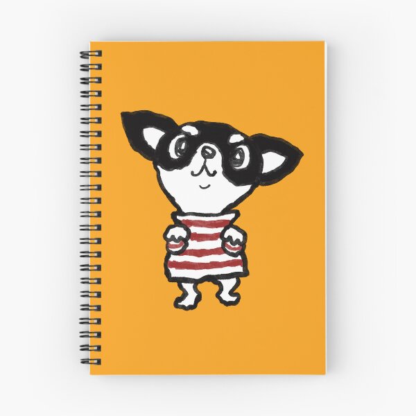 Item preview, Chihuahua wearing a striped sweater designed and sold by Toru Sanogawa.