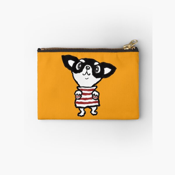 Item preview, Chihuahua wearing a striped sweater designed and sold by Toru Sanogawa.