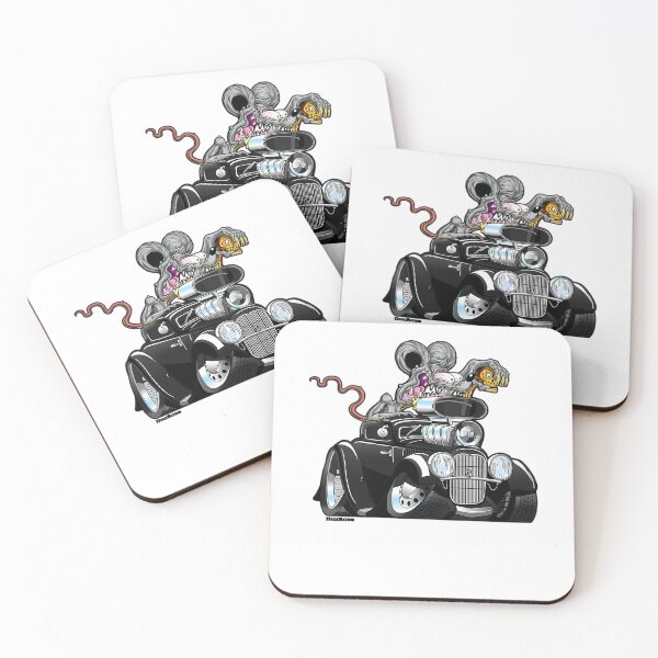 Item preview, Vintage Groovy Hot Monster Rod Rat Cartoon designed and sold by Kurt-Gigantic.
