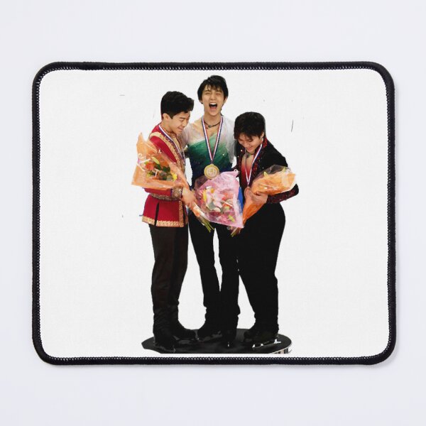 Item preview, Yuzuru Hanyu, Nathan Chen, and Shoma Uno designed and sold by ScreamPrintSto.