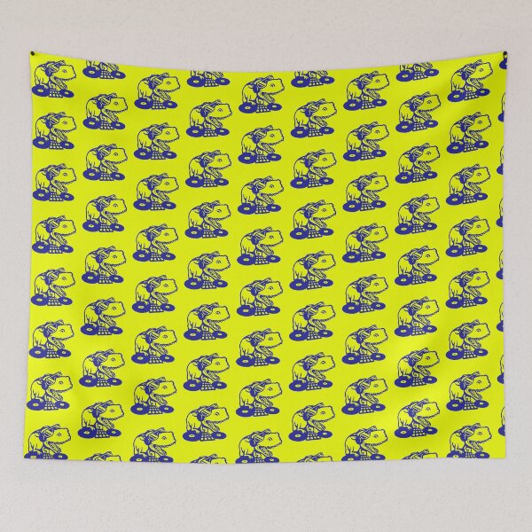 Item preview, DJ T-Rex Turntable Sunglasses Headphone Party Music Club designed and sold by shirt-o-mat.