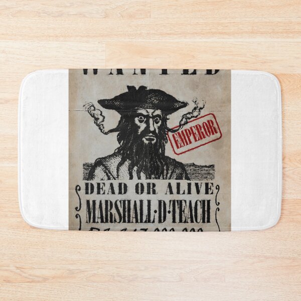 Item preview, Blackbeard Wanted Poster - One Piece Marshall D Teach Real Life Wanted Poster designed and sold by Kaseyartman.