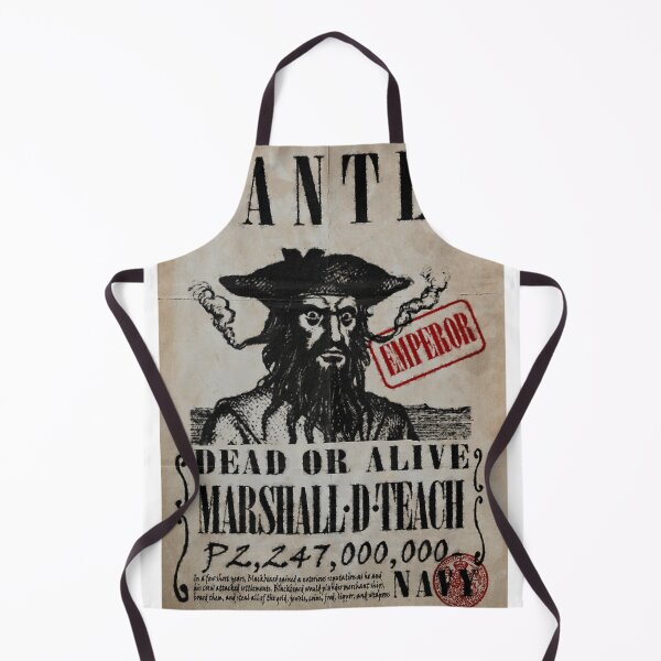 Item preview, Blackbeard Wanted Poster - One Piece Marshall D Teach Real Life Wanted Poster designed and sold by Kaseyartman.