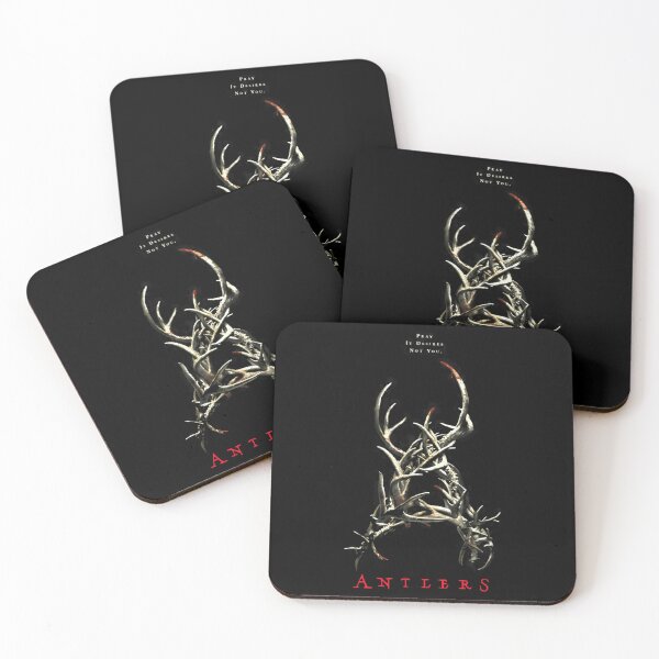 Item preview, Antlers Horror T-Shirt designed and sold by MonikaJacobs.
