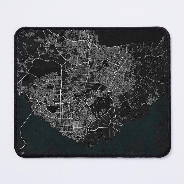 Item preview, Manaus City Map of Amazonas, Brazil - Dark designed and sold by deMAP.