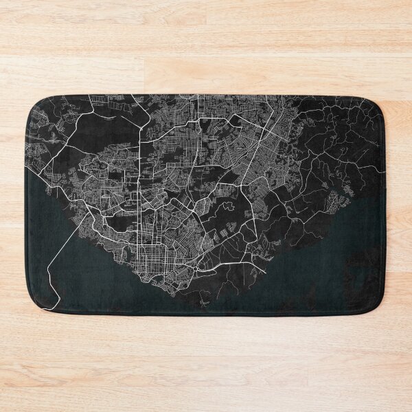 Item preview, Manaus City Map of Amazonas, Brazil - Dark designed and sold by deMAP.