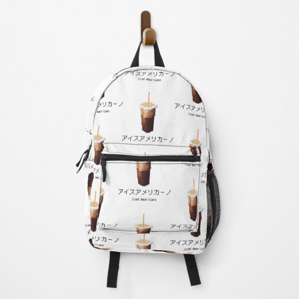 Item preview, Iced Americano Coffee Japanese Typography designed and sold by ScreamPrintSto.