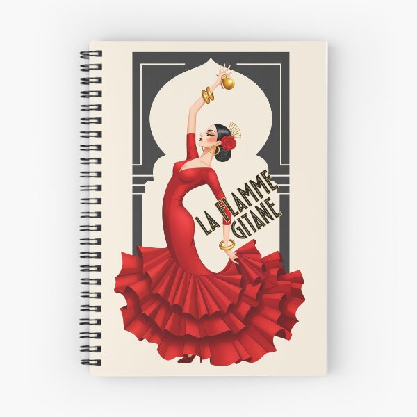 Item preview, After Erté - LA FLAMME GITANE (The Gypsy Flame) designed and sold by elektronen.
