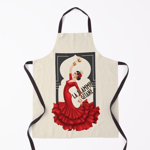 Item preview, After Erté - LA FLAMME GITANE (The Gypsy Flame) designed and sold by elektronen.