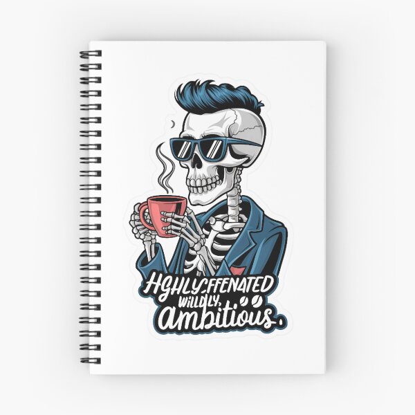Item preview, HIGHLY CAFFEINATED WILDLY AMBITIOUS designed and sold by ScreamPrintSto.