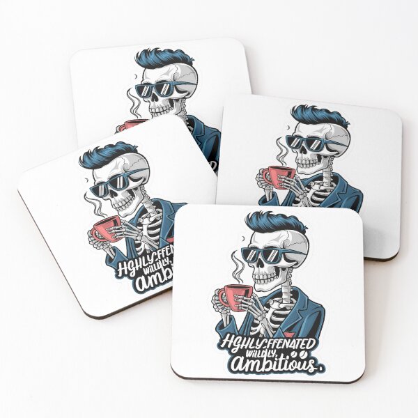 Item preview, HIGHLY CAFFEINATED WILDLY AMBITIOUS designed and sold by ScreamPrintSto.